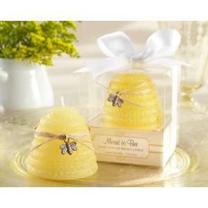 Meant to Bee Honey Scented Beehive Candle Wedding Favors  