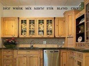 WINE LIST Vinyl wall decal/words/border for KITCHEN  