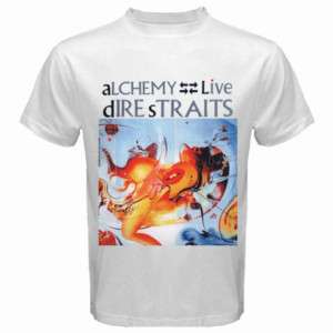 Dire Straits Alchemy Live #1 White T Shirt S   5XL  
