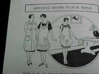 Vintage Book Cotton Feedsack Flour Sack Bag 1930s  