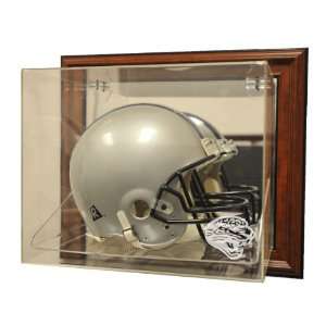 Jacksonville Jaguars Helmet Case Up Display, Brown   Acrylic Full 