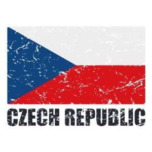  Czech Republic Vintage Flag Refrigerator Magnets