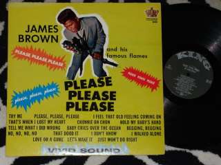 JAMES BROWN Please Please Please RARE King Records LP  