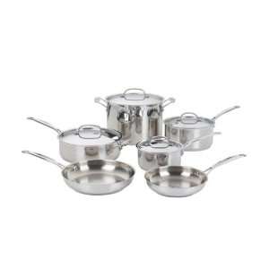 Cuisinart MultiClad Pro Stainless Triple Ply 12 Piece Cookware Set 