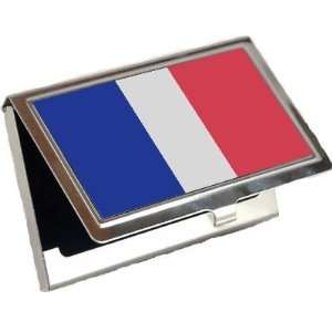 France Flag Business Card Holder