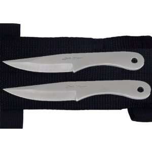  Jack Ripper 2 Piece Throwing Knives   Silver Sports 