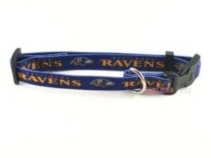 Baltimore Ravens NFL Dog Collars & Leads (all sizes)  