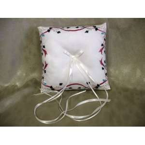  Love Notes Silk Ring Bearer Pillow