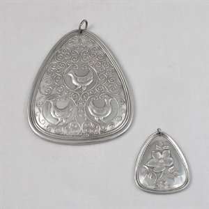  1973 Three French Hens Sterling Ornament by Towle