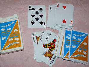Vtg Playing Cards ALM Airlines WARMHEARTED WINGS HK  