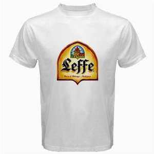  Leffe Blond Beer Logo New White T Shirt Size  3XL 