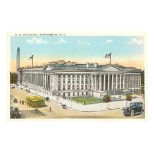 US Treasury, Washington D.C. Premium Poster Print, 12x8
