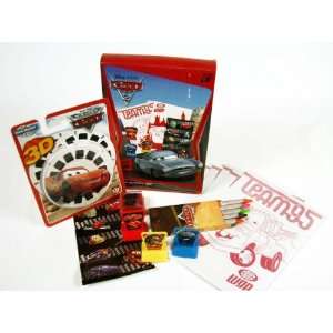  Disney Cars Fun Activity Kit   Stamps, Crayons, ViewMaster Reels 