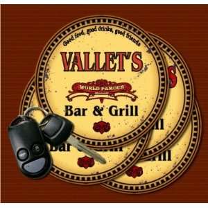  VALLETS Family Name Bar & Grill Coasters Kitchen 