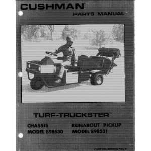   Parts Manual for Gas Cushman Turf Truckster Utility Vehicles Patio