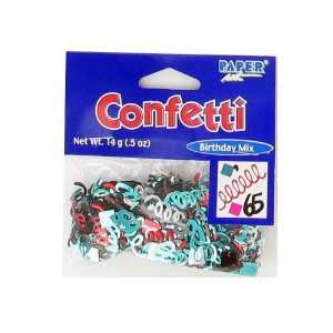  36 Bags of 65th Birthday Confetti: Home & Kitchen