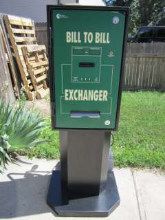 Vending Front Loading Bill to Bill Cash Money Exchanger  