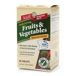  Schiff Antioxidants Fruits & Vegetables, Harvest Blend 90 