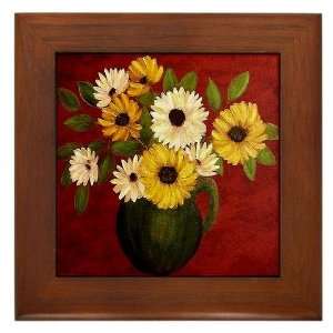  Tuscan Bouquet Art Framed Tile by 