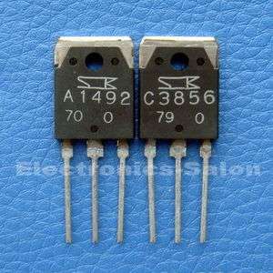2SA1492 & 2SC3856 Original SANKEN Transistor, x 10 PCS  