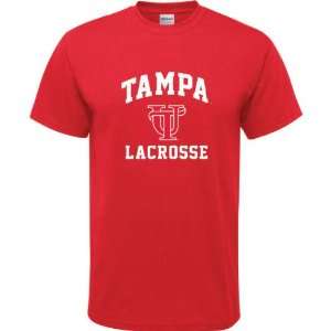  Tampa Spartans Red Youth Lacrosse Arch T Shirt: Sports 
