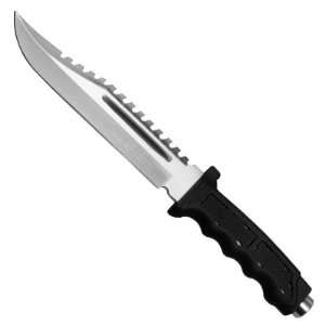   Blade Serrated Striker Rambo Full Tang Sheath Knife