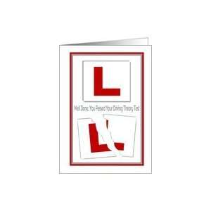  Driving Theory Test Pass   L Plates Card Health 