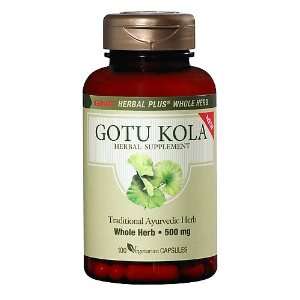  GNC Herbal PlusÂ® Whole Herb GOTU KOLA Health 