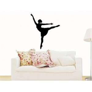    Wall DESIGN Vinyl Sticker Art DANCE GIRL S3904: Home & Kitchen