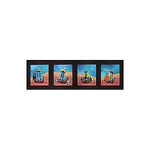  NOVICA Fused glass wall art, Four Andean Mothers