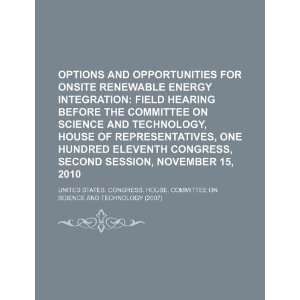 opportunities for onsite renewable energy integration field hearing 