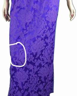 Jessica McClintock Purple Brocade Mermaid Strapless Prom Dress 7 