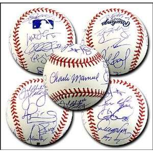 Philadelphia Phillies Team Autographed Rawlings Official Major League 