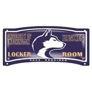  University Of Washington Locker room signs Sports 