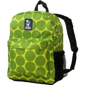   Big Dots Green Tag Along Backpack By Ashley Rosen 