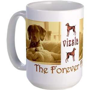 Vizsla Forever Friend Large Ceramic Mug Pets Large Mug by  