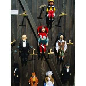 Marionettes, Puppets, Hanging on Wall at Hradcany, Prague, Czech 