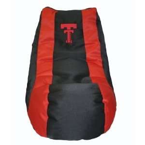  Texas Tech Red Raiders Bean Bag Lounger: Sports & Outdoors