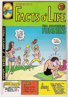 Facts O Life Funnies #1 VF  7.5 Robert Crumb Art  