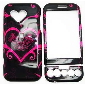  Cuffu  Black Princess Heart  Google Phone HTC G1Smart Case 