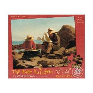    The Boat Builders by Winslow Homer Jigsaw Puzzle 24pc Toys & Games