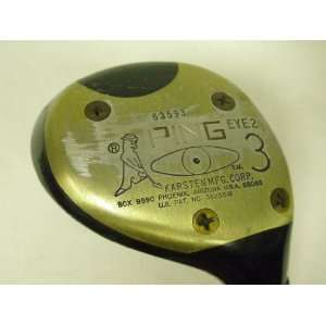  Ping Eye 2 3 wood (Steel ZZ Lite, Stiff) 3w Eye2 Golf Club 