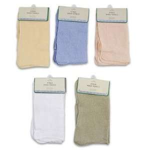  4pc Cotton Washcloth 11x11 (Assorted Color) Baby