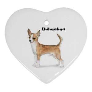  Chihuahua Ornament (Heart)
