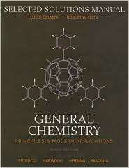 General Chemistry Selected Solutions Manual Principles and Modern 