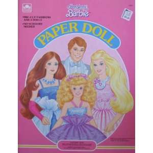  Jewel Secrets BARBIE Paper Doll Book (1987): Toys & Games