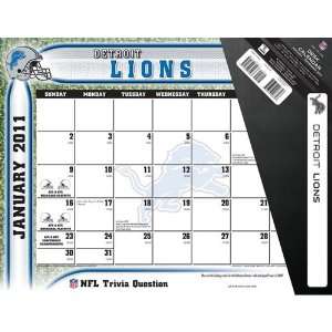  Turner Detroit Lions 2011 22X17 Desk Calendar