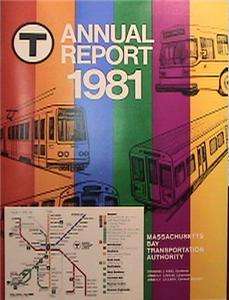 1981 MASSACHUSETTS BAY TRANSIT AUTHORITY ANNUAL REPORT  