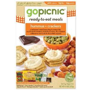 GoPicnic Hummus + Crackers Ready to Eat Grocery & Gourmet Food