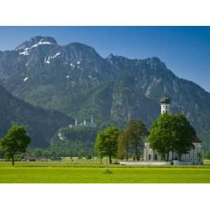  Germany, Bavaria (Bayern), Neuschwanstein Castle and 